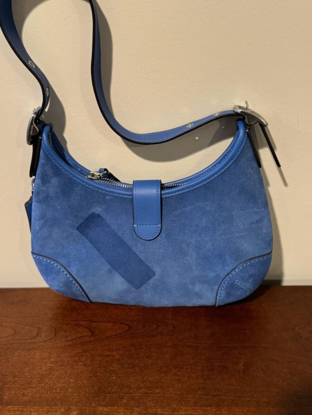 NWT 100% Authentic The Coach Originals Suede Hamptons Hobo Shoulder Bag - Picture 5 of 7